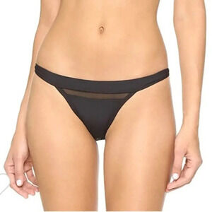 NWT Kopper & Zink Black Evie Mesh Bikini Bottoms